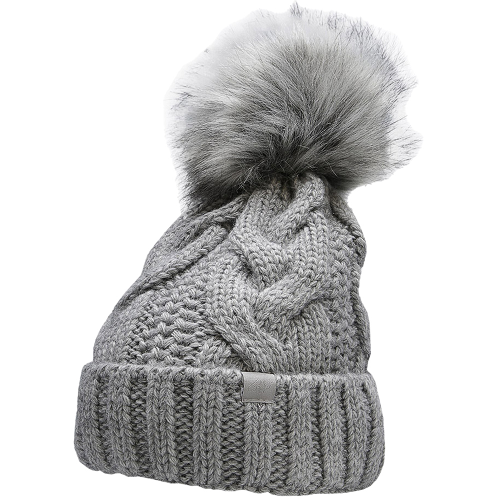 4F Dames gebreide bobble muts