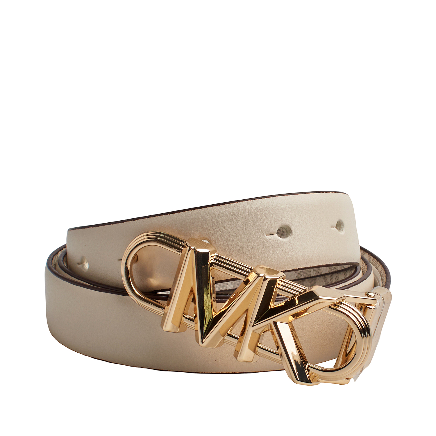 Michael Kors Omkeerbare dunne leren riem 558879 voor dames