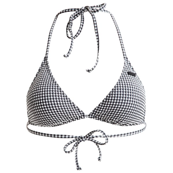 Roxy - Women's Gingham Tiki Triangle - Bikinitop, grijs
