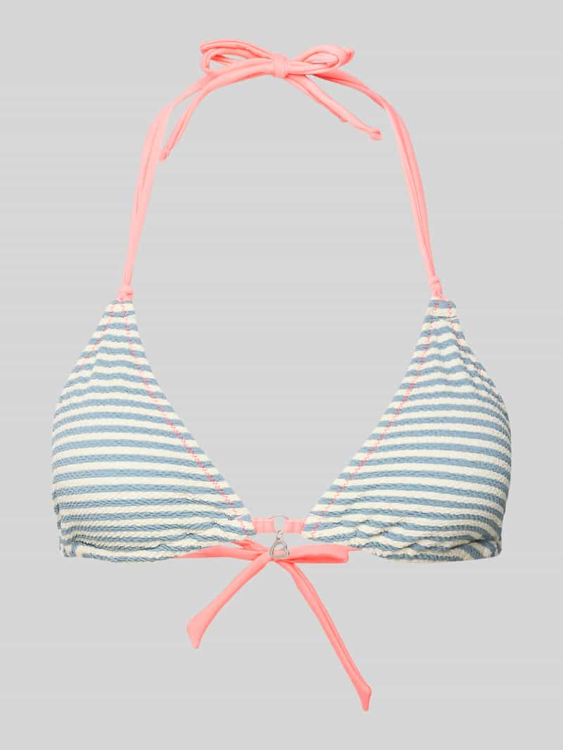 Banana moon Bikinitop met structuurmotief, model 'BRARO'