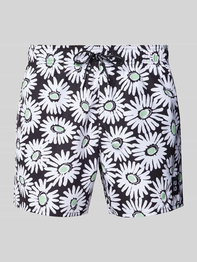 HUGO underwear Zwembroek met all-over print