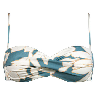 Watercult - Women's Floral Abstract Bikini Top - Bikinitop, wit