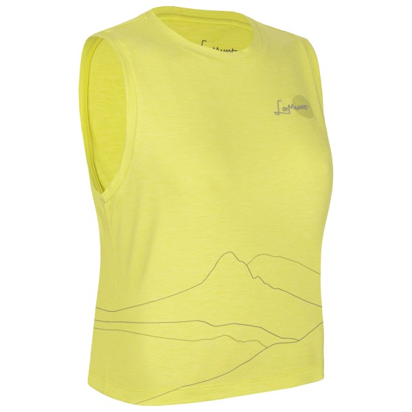 LaMunt - Women's Betty Iconic Tank - Sportshirt, geel