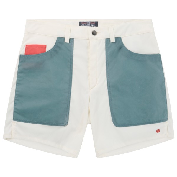 Amundsen Sports - 7'' Field Shorts - Short, wit/turkoois