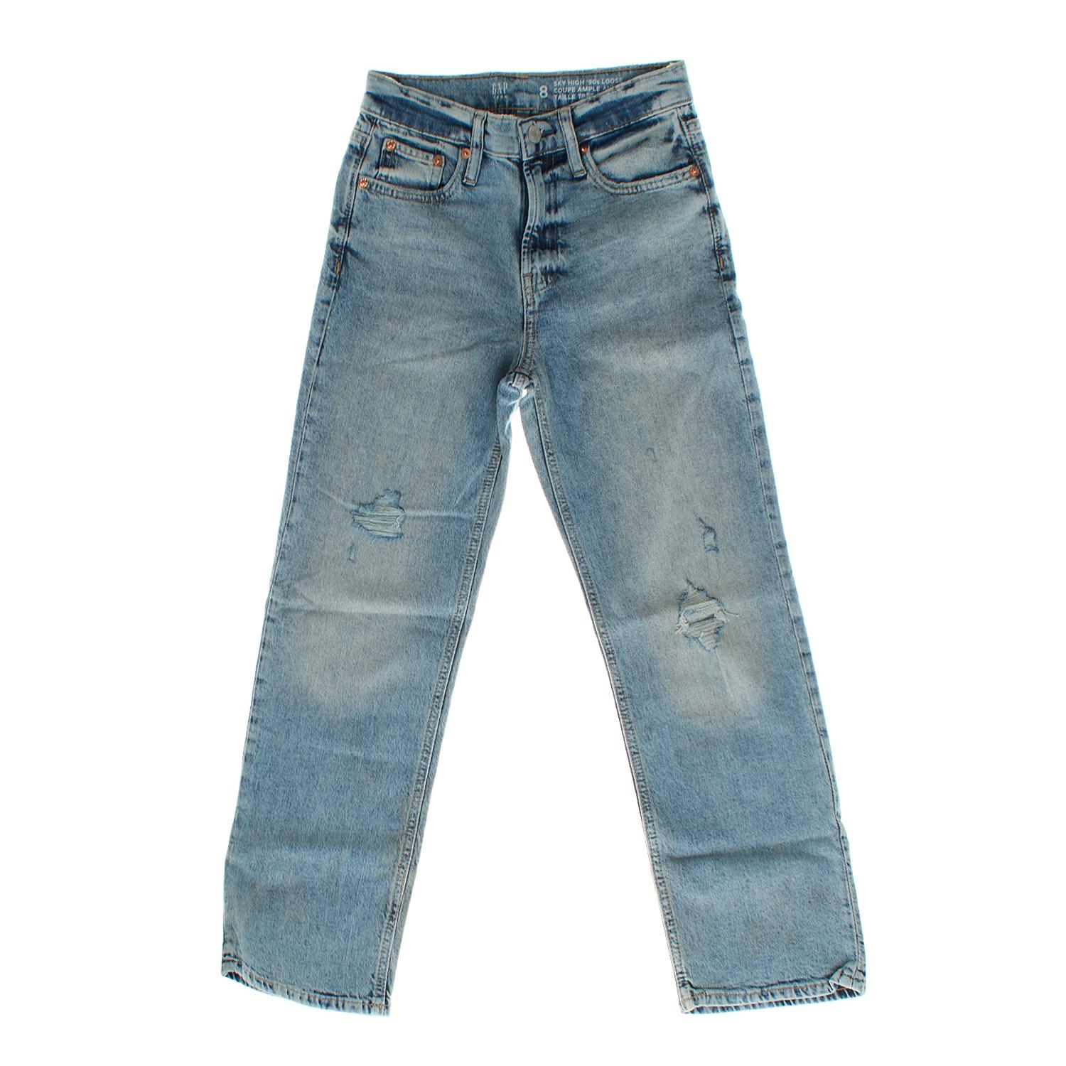 BlackPrice Retro rechte broek 454451 voor meisjes 10 AÑOS blauw