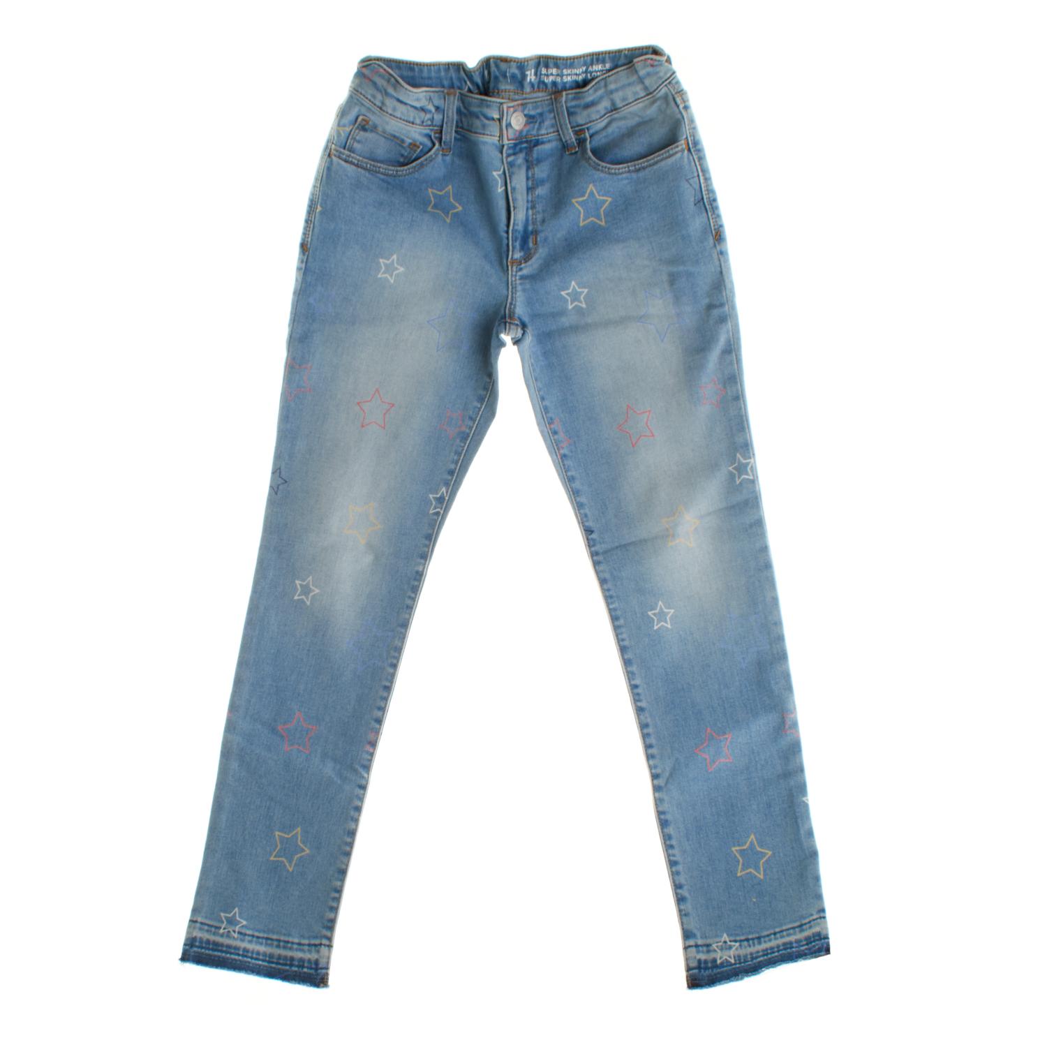 BlackPrice Super skinny printed jeans 754757 voor meisjes 14 AÑOS blauw