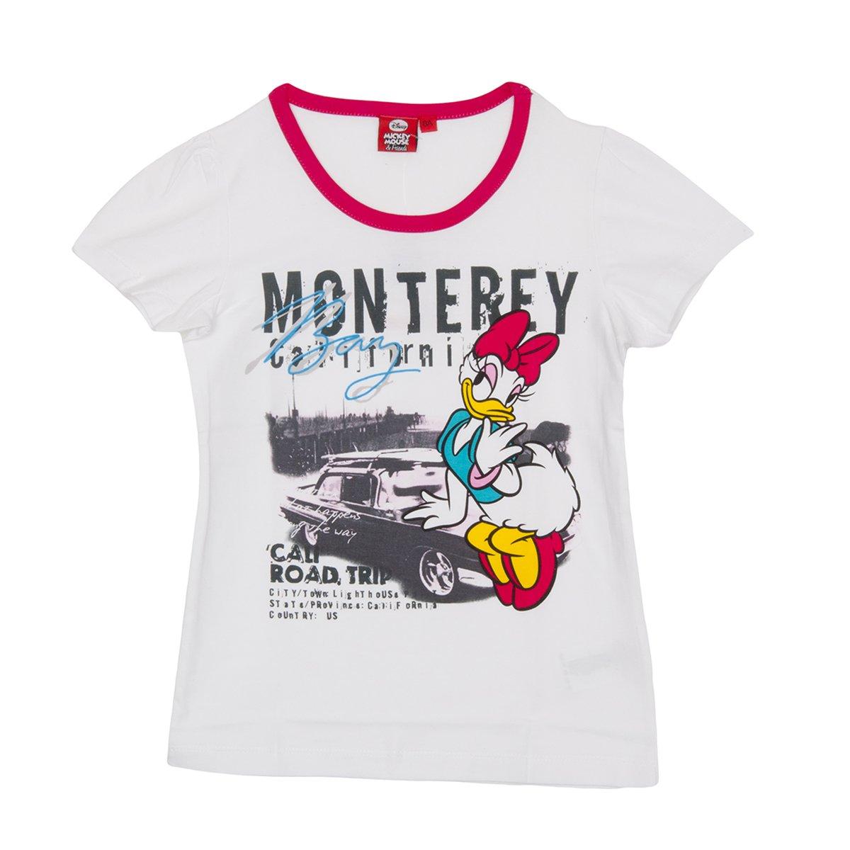 Disney Daisy ronde hals korte mouwen T-shirt WD26120 voor meisjes 8 AÑOS wit