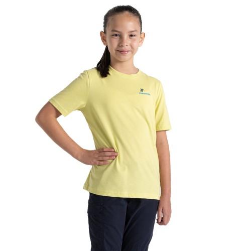 Craghoppers Childrens/Kids Ellis Turtle Short-Sleeved T-Shirt 13 Years lemoen