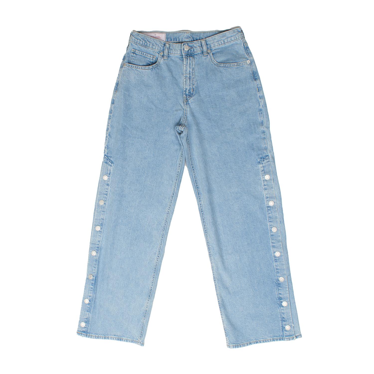 BlackPrice Wijde jeans 601168 voor dames 24-USA blauw