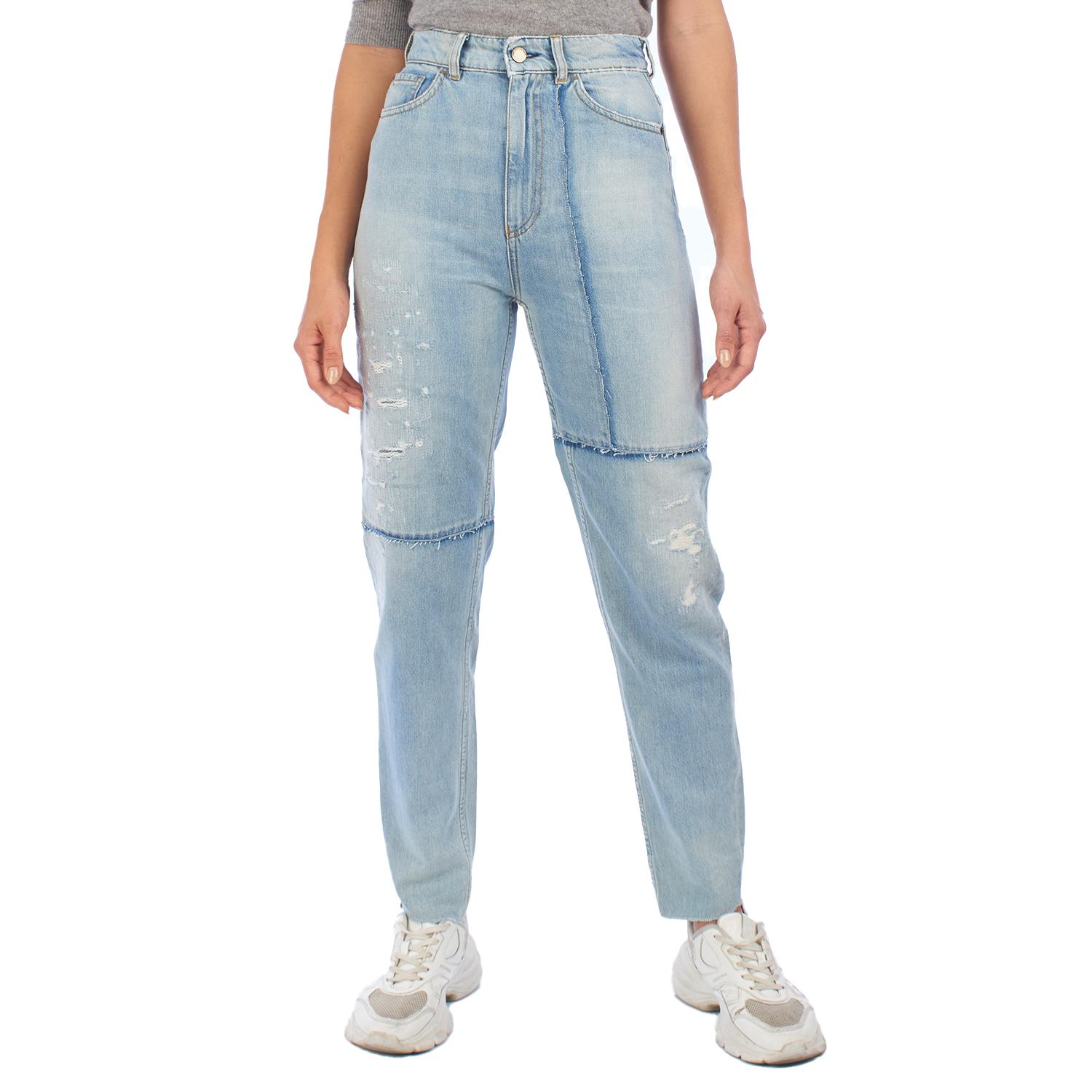 Emporio Armani Relaxed Fit Broek 3K2J29 voor Dames 27-USA blauw