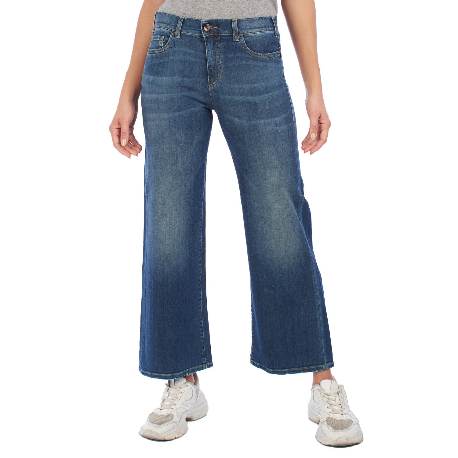 Emporio Armani Dames wijde pijpen jeans 3K2J33 25-USA blauw