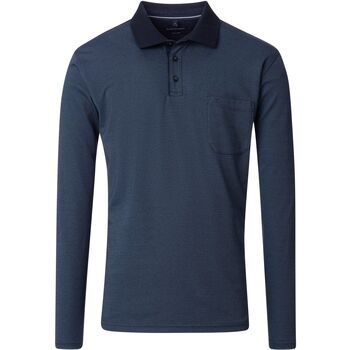 Sweater Casa Moda Long Sleeve Polo Structure Navy