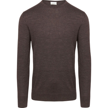 Sweater Profuomo Pullover Merinowol Bruin