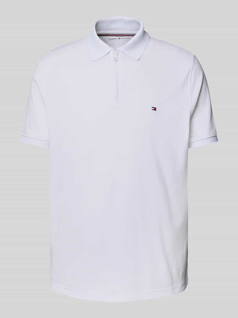 Tommy Hilfiger Regular fit poloshirt van katoenmix