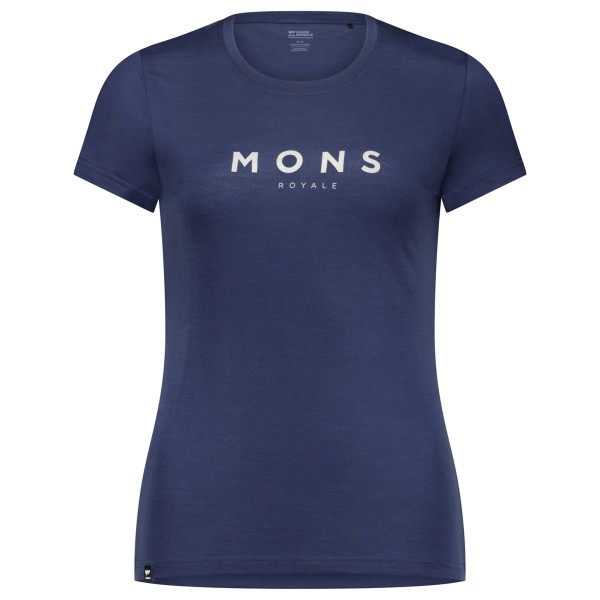Mons Royale - Women's Icon Merino Air-Con Tee - Merinoshirt, blauw