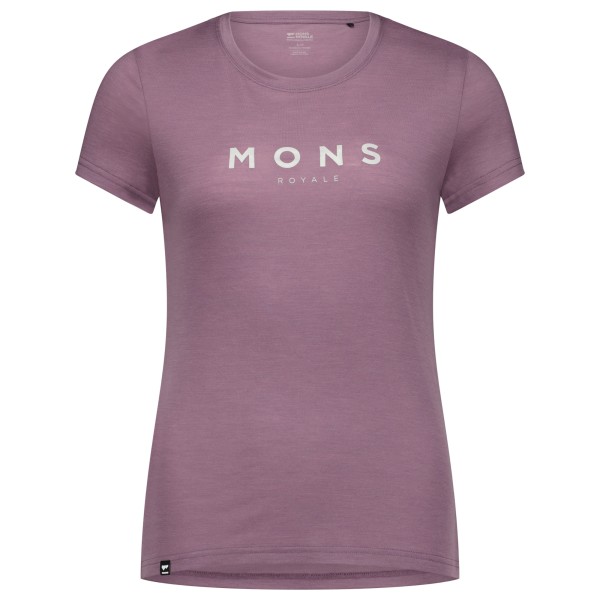 Mons Royale - Women's Icon Merino Air-Con Tee - Merinoshirt, mauve