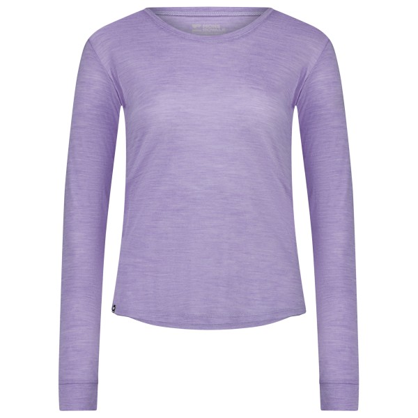Mons Royale - Women's Zephyr Merino Cool L/S - Merinoshirt, purper