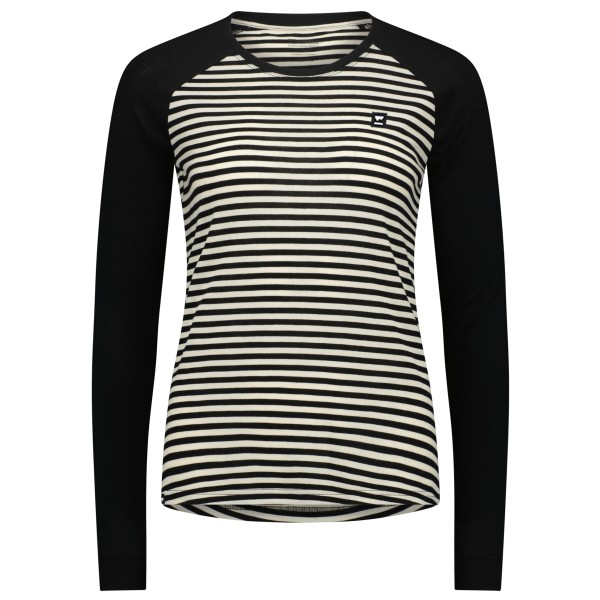 Mons Royale - Women's Icon Merino Raglan L/S - Merinoshirt, zwart