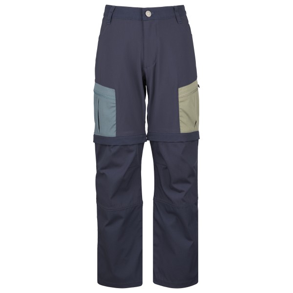 Stoic - Kid's FalunSt. Tour Zip-Off Pants Light - Afritsbroek, blauw/groen