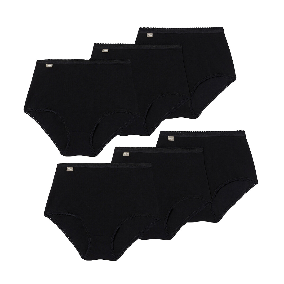 Playtex Set van 6 maxi slips in katoen