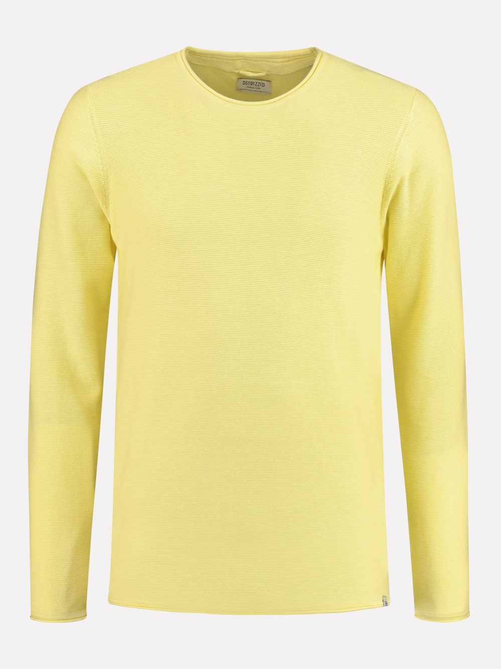 Dstrezzed Pullover Structuur Geel  