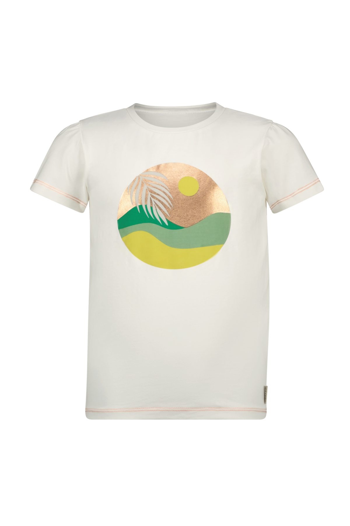 B.Nosy zomer t-shirt meisjes - katoen wit - Tammy
