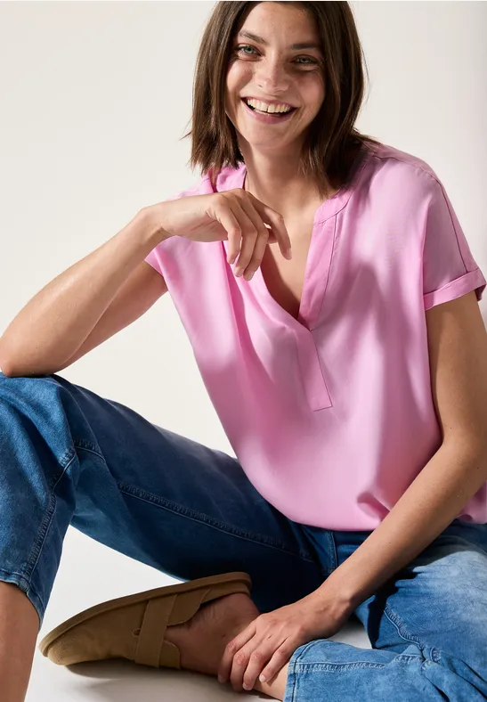 cecil Blouse in effen kleur