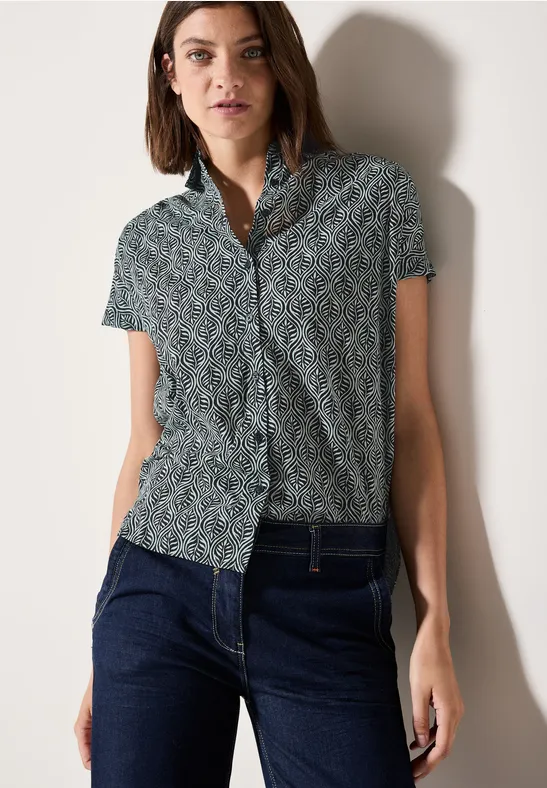 cecil Gedessineerde blouse