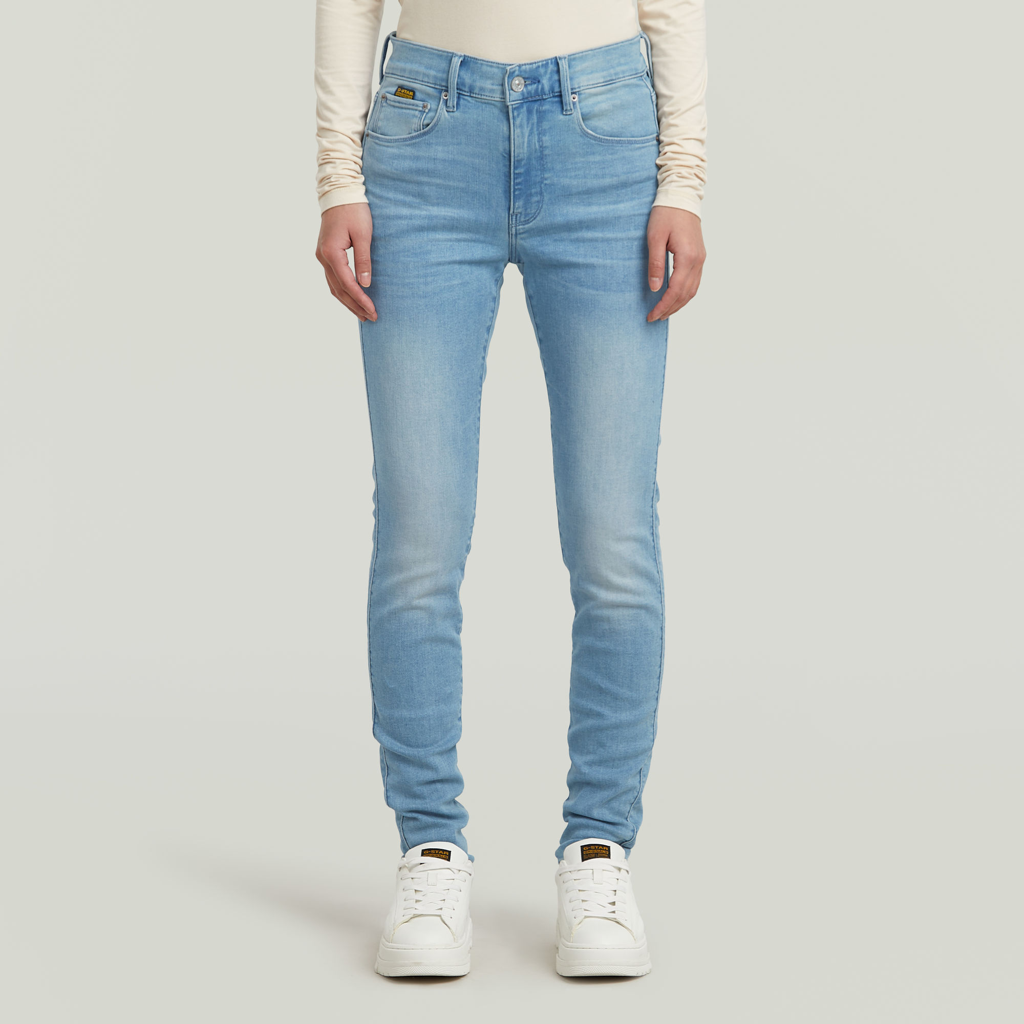 G-Star RAW 3301 Skinny Jeans II - Midden blauw - Dames