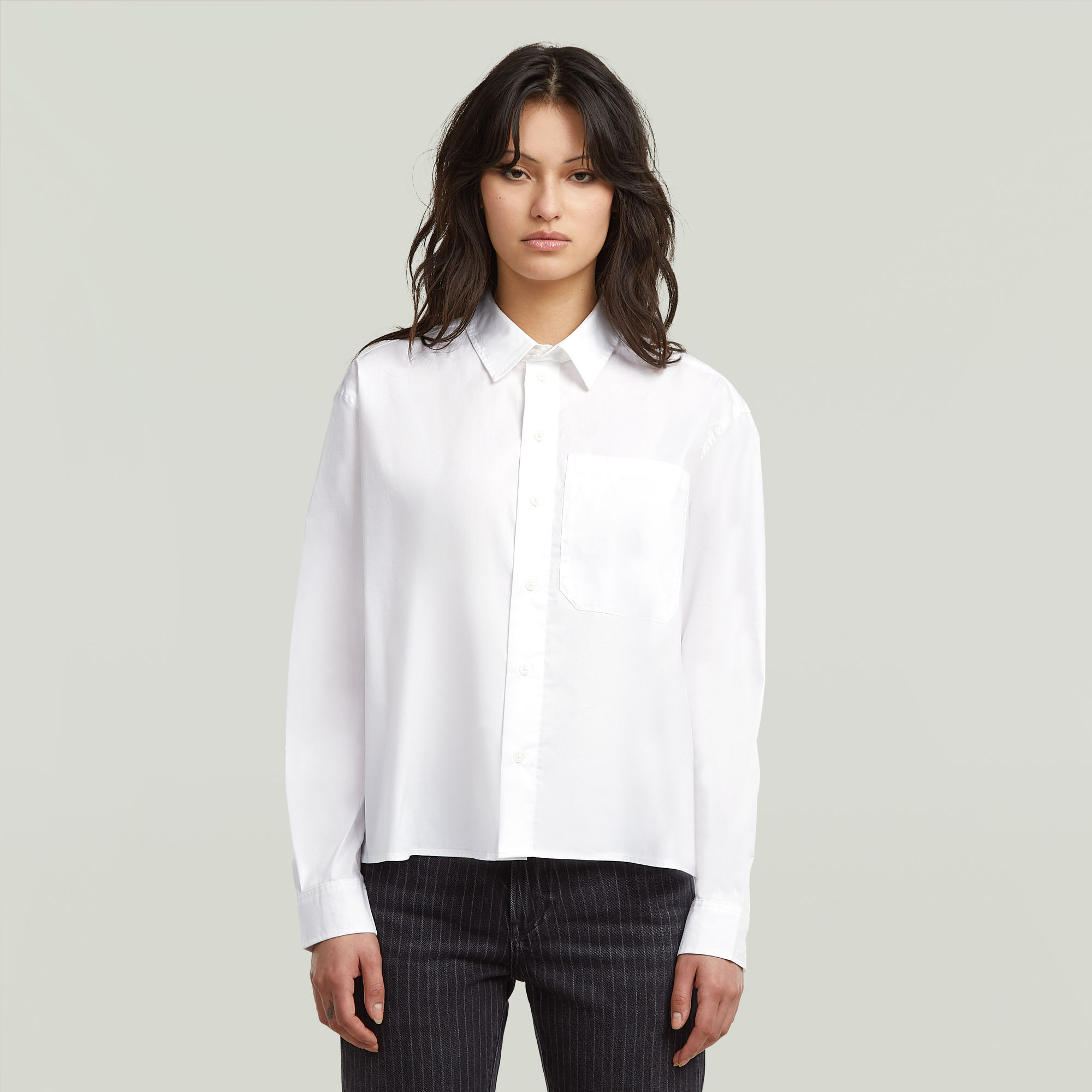 G-Star RAW One Pocket Regular Shirt - Wit - Dames