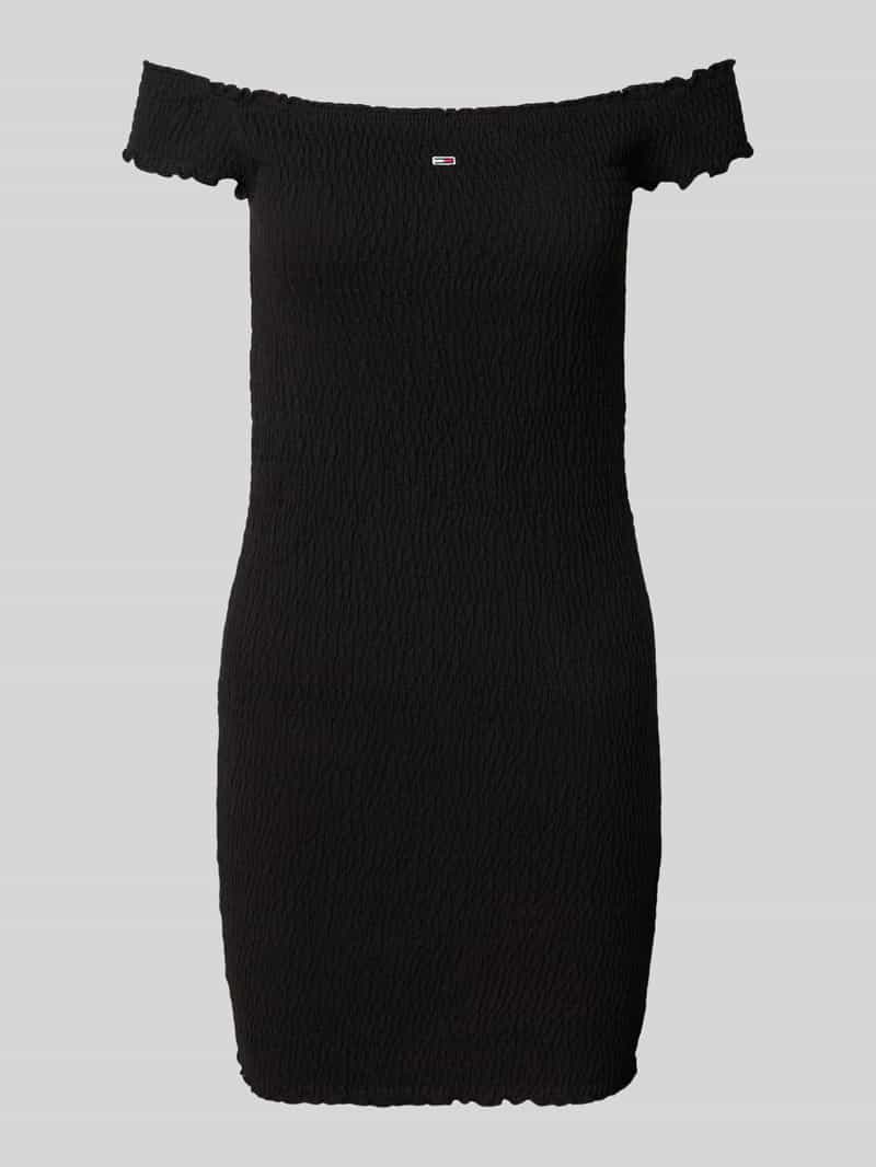 TOMMY JEANS Jerseyjurk TJW SMOCK BODYCON DRESS
