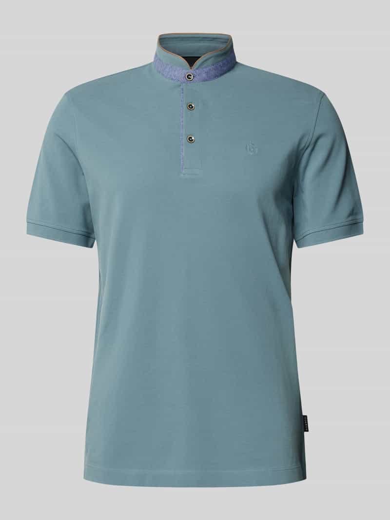 Bugatti Regular fit poloshirt met opstaande kraag