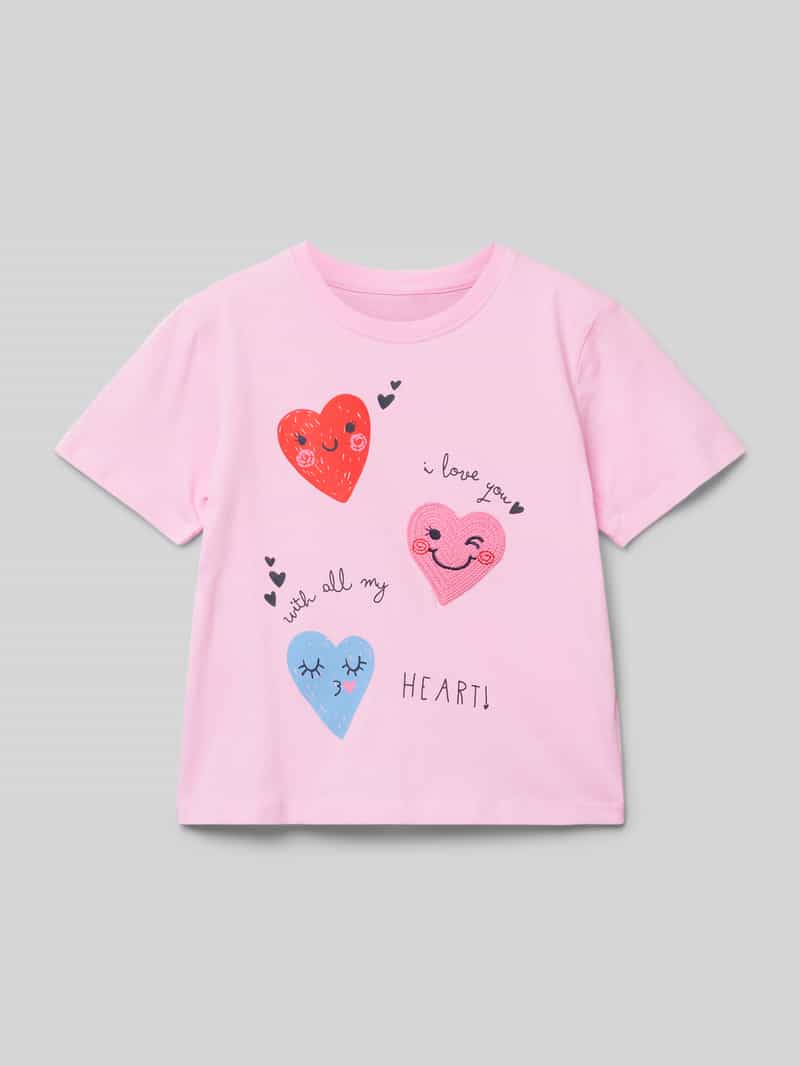 Name it T-shirt met labeldetail, model 'DITTO'