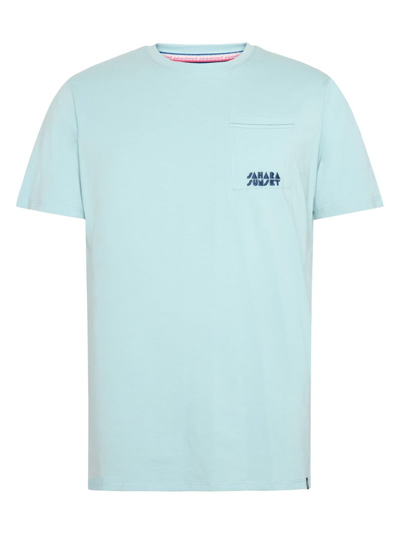 A Fish Named Fred T-shirt Pool Light Blue 