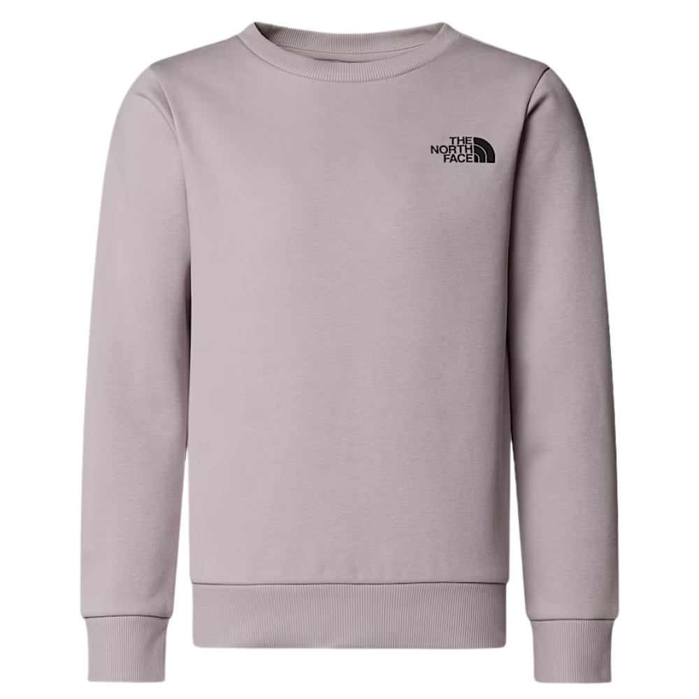 The north face Kids Simple Dome Crew Sweatshirt Moonstone Grey