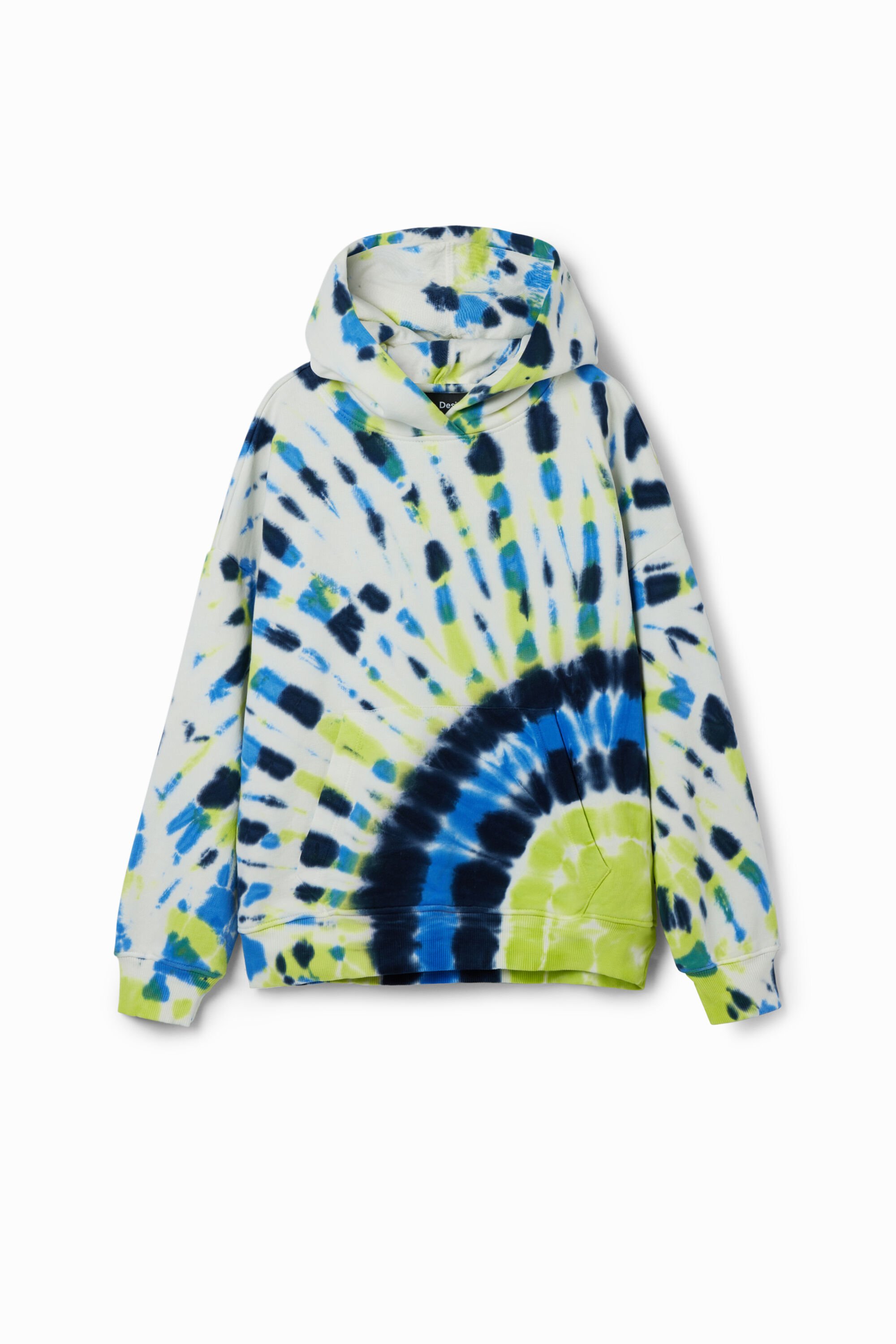 desigual Oversized sweatshirt tie-dye - BLUE