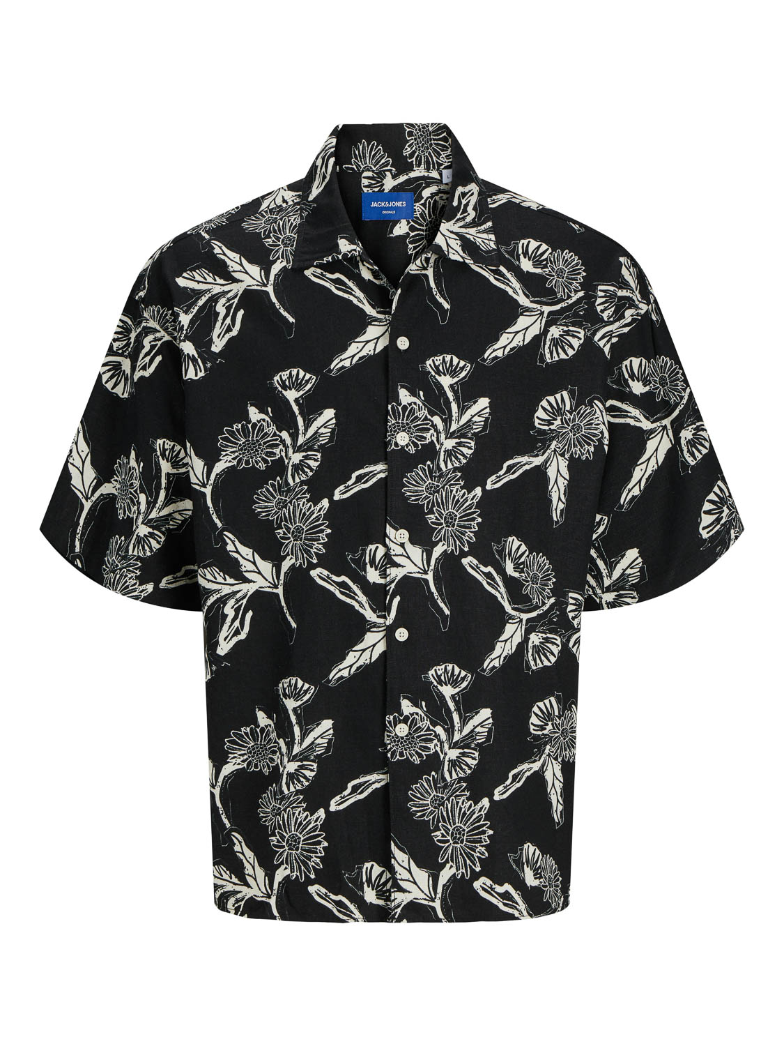 jackandjones Jack and Jones Jorparos Aop Oversized Shirt Ss