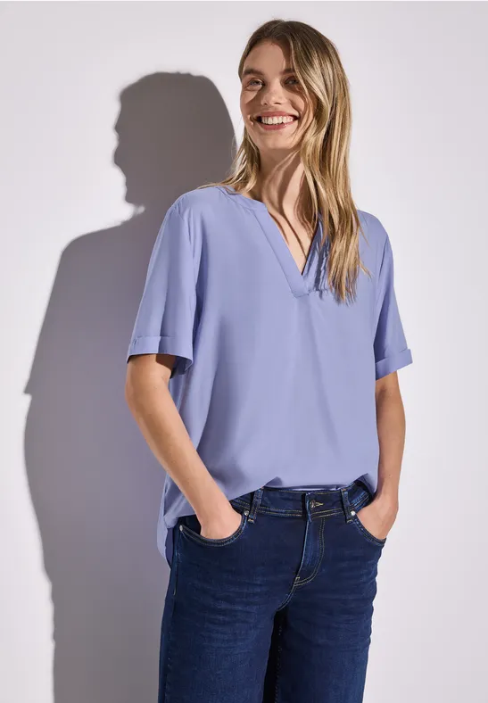 Street One Blouse in effen kleur
