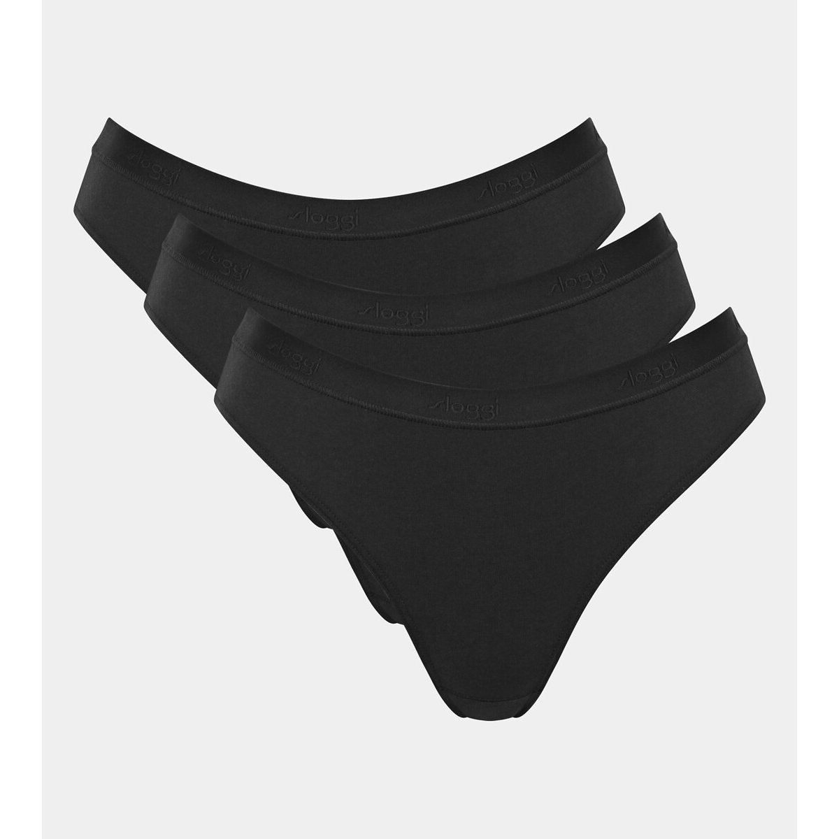 Sloggi Set van 3 Braziliaanse slips met hoge taille Go Casual