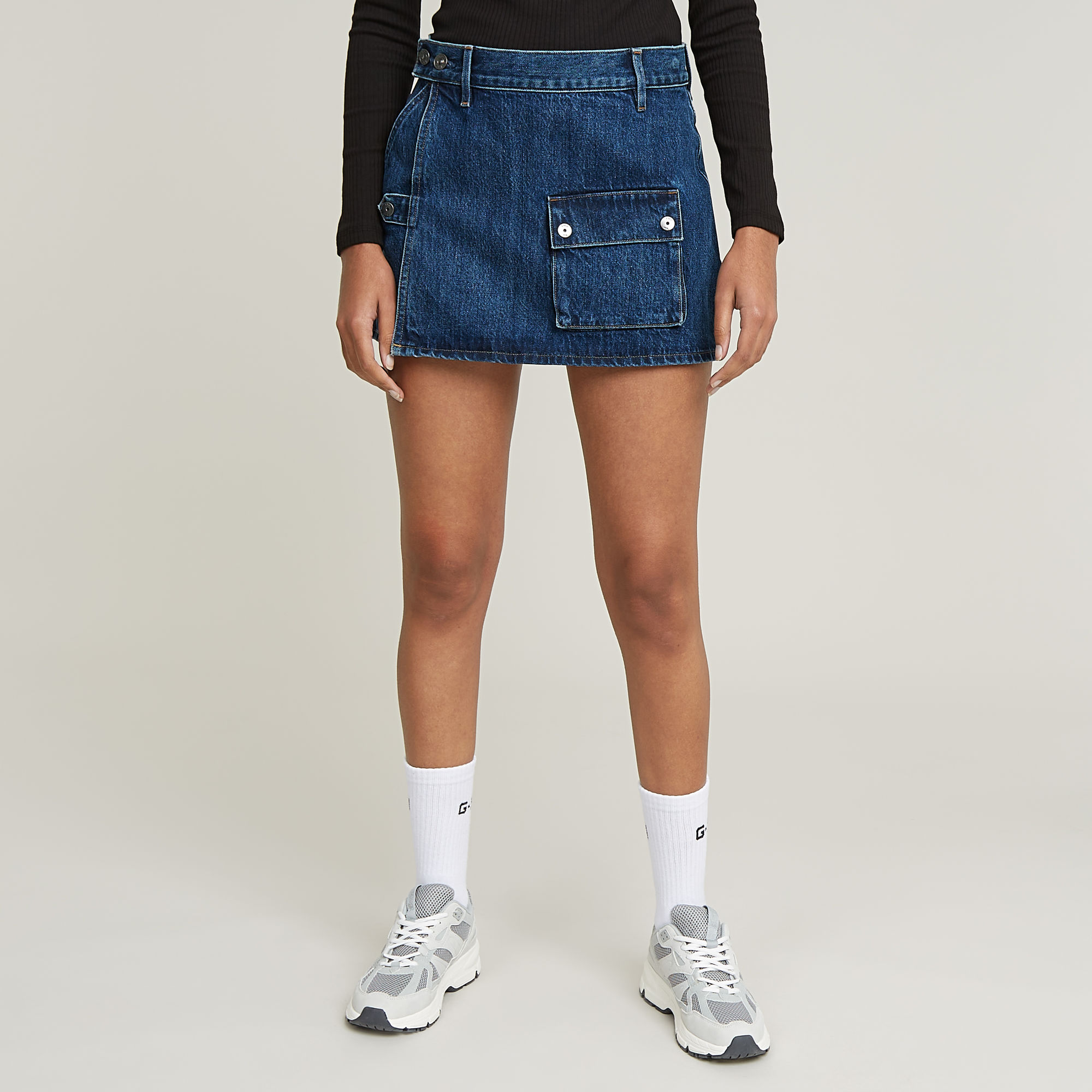 G-Star RAW Micro Denim Skort - Donkerblauw - Dames