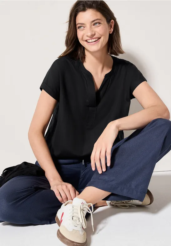 cecil Blouse in effen kleur