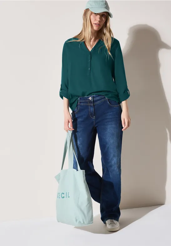 cecil Blouse in effen kleur