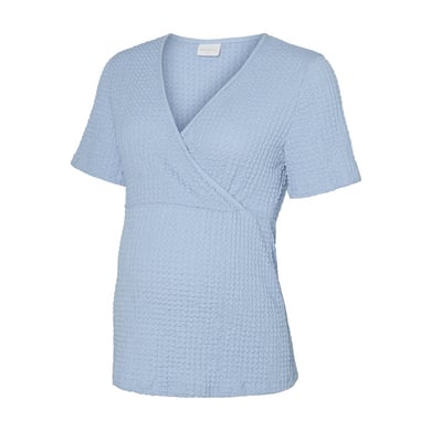 mamalicious Verpleegkundige blouse MLNOVA TESS Bel Air Blauw