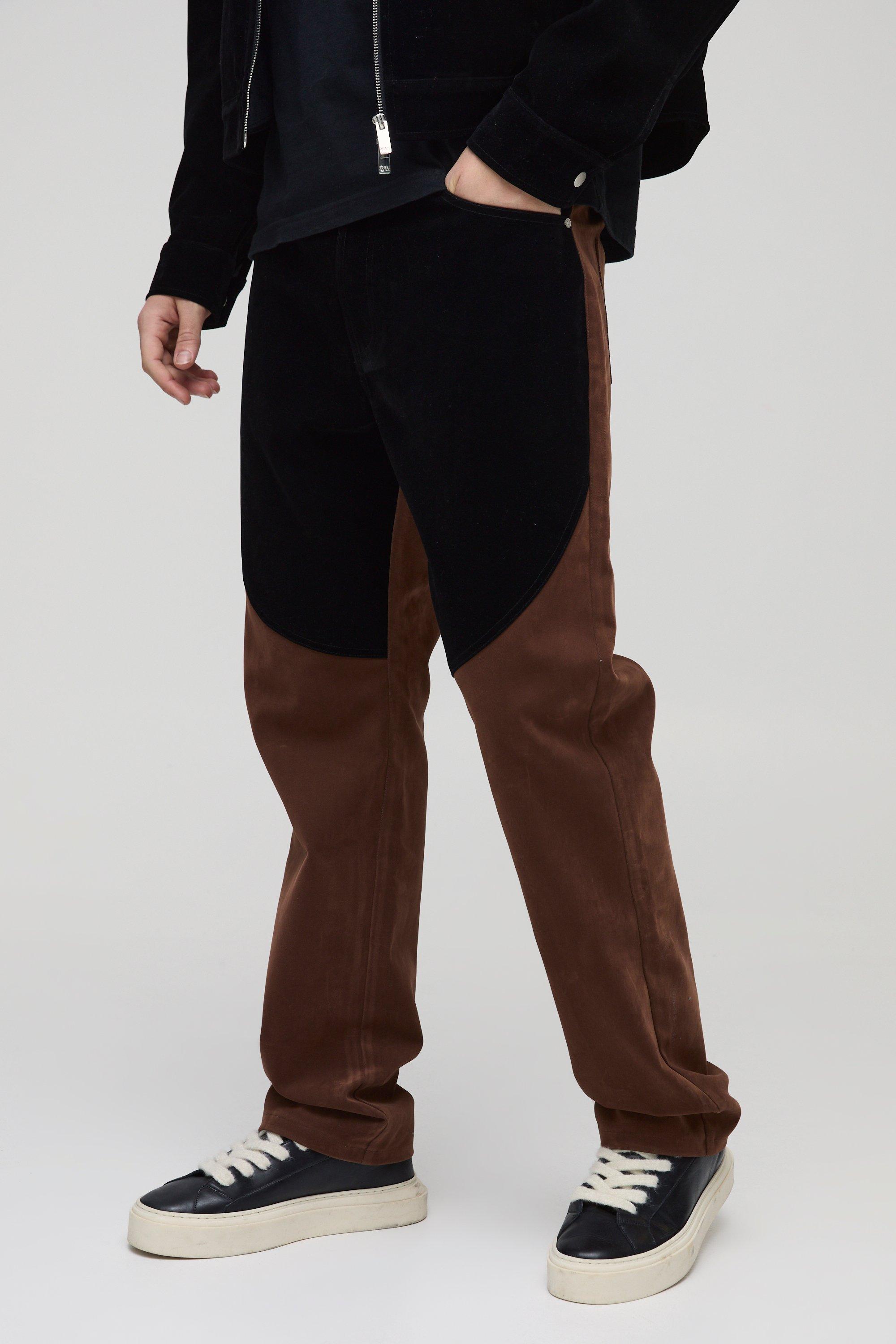 Boohoo Western Jeans Met Rechte Pijpen En Coating, Black