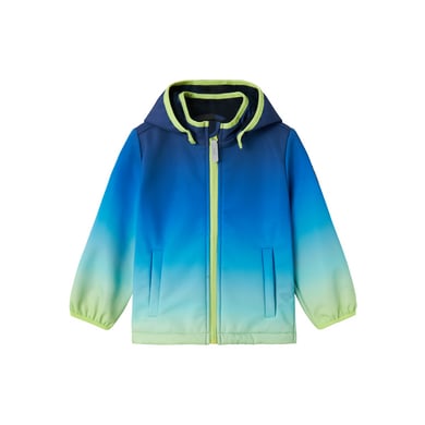 name it Softshell jas Nmmmalta05 Azuurblauw