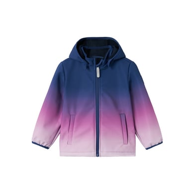 name it Softshell jas Nmmmalta05 Azuurblauw