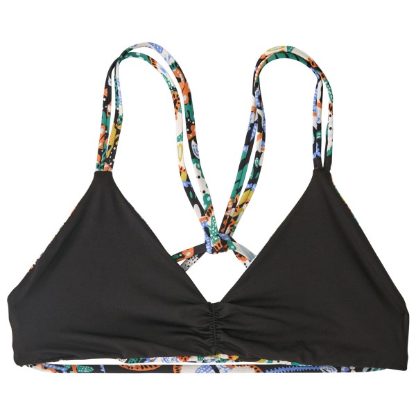 Patagonia - Women's Reversible Seaglass Bay Top - Bikinitop, zwart