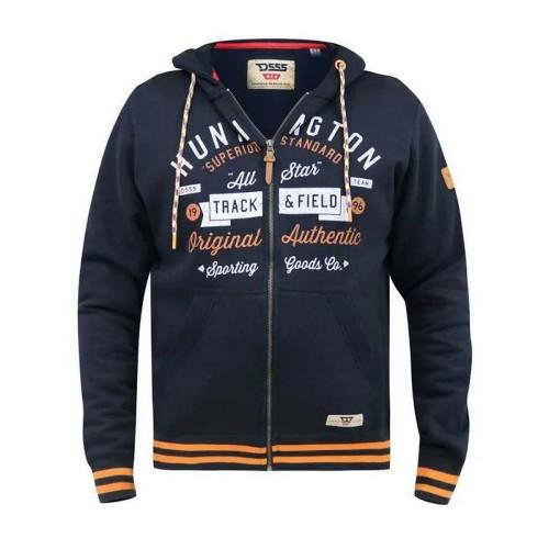 Duke Heren D555 Vlaanderen bedrukte hoodie met volledige ritssluiting L Vloot