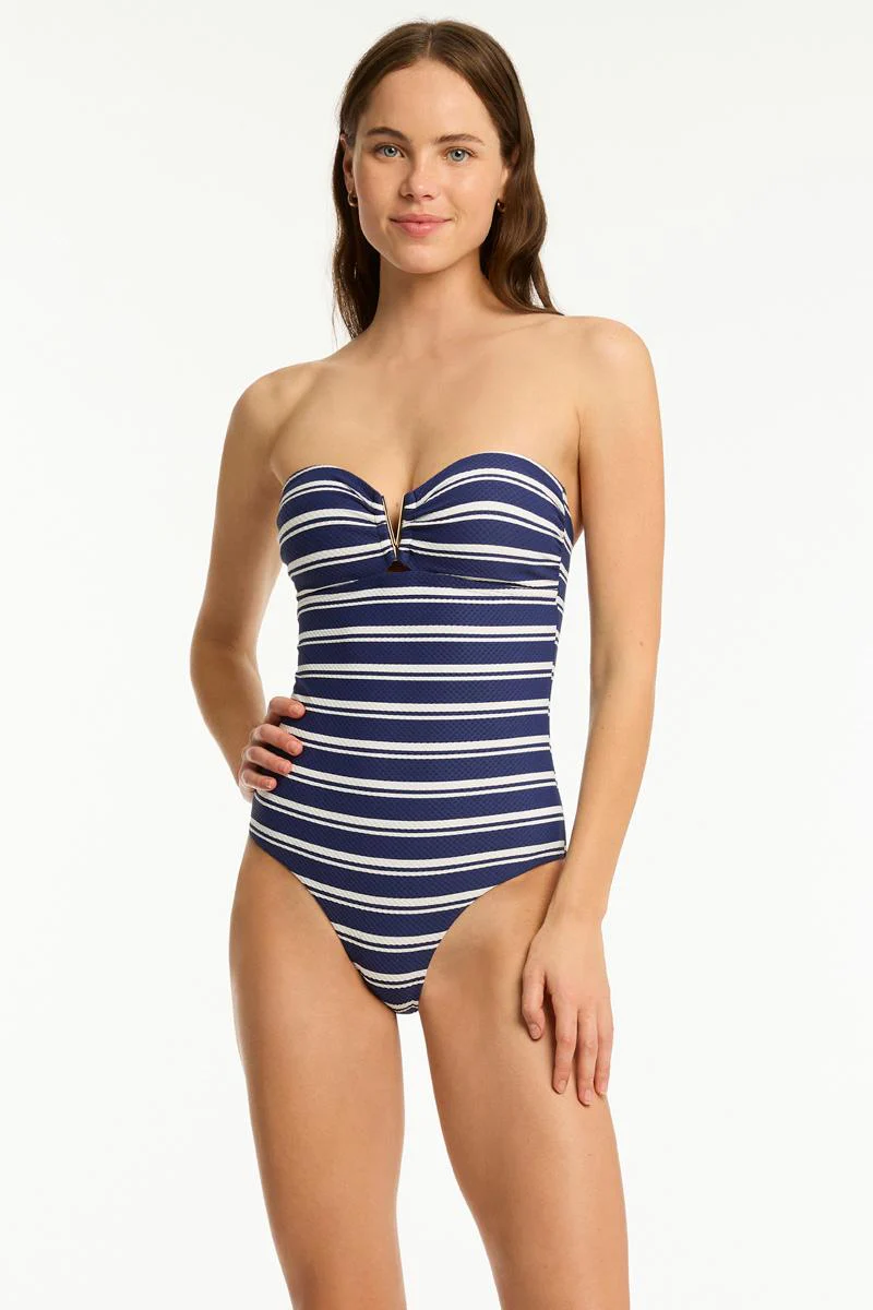 Sea Level Biarritz badpak sl1053ba french navy