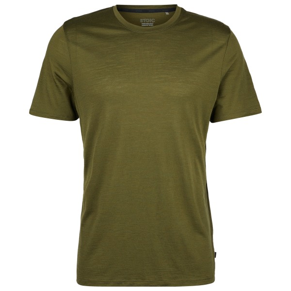 Stoic - MerinoChill MMXX. Göteborg Tee - Merinoshirt, olijfgroen